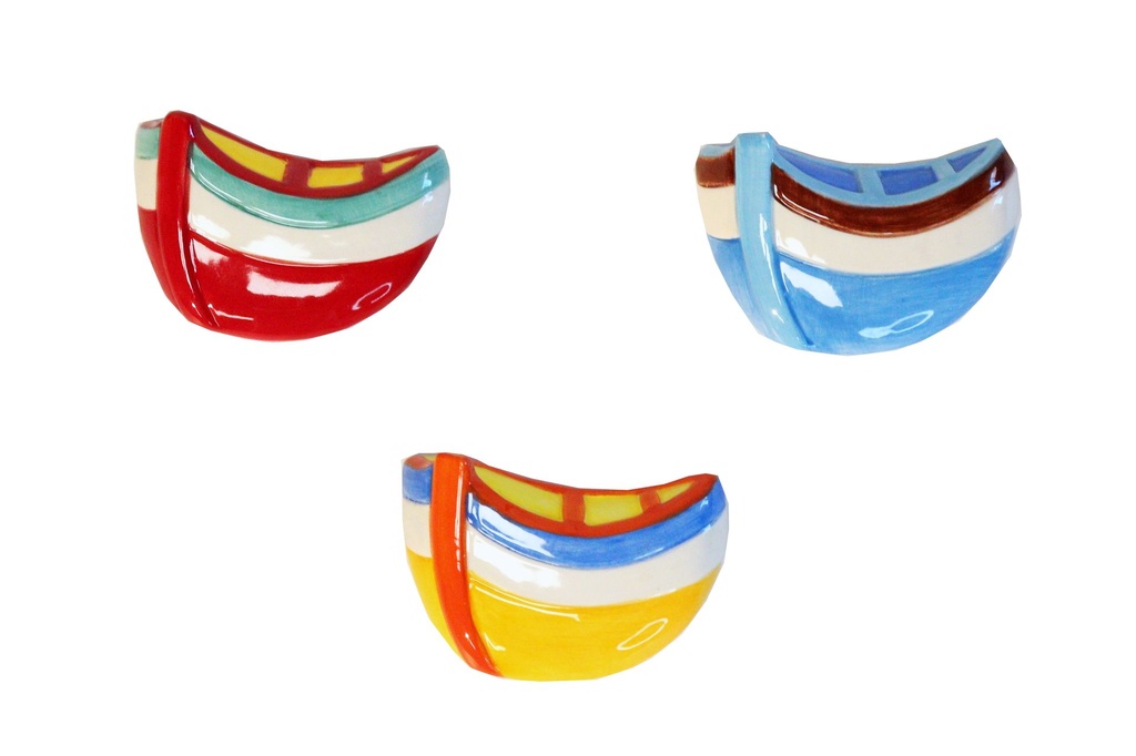 MAGNETE CERAMICA BARCHETTE 3 COL ASS 7*5 CM 