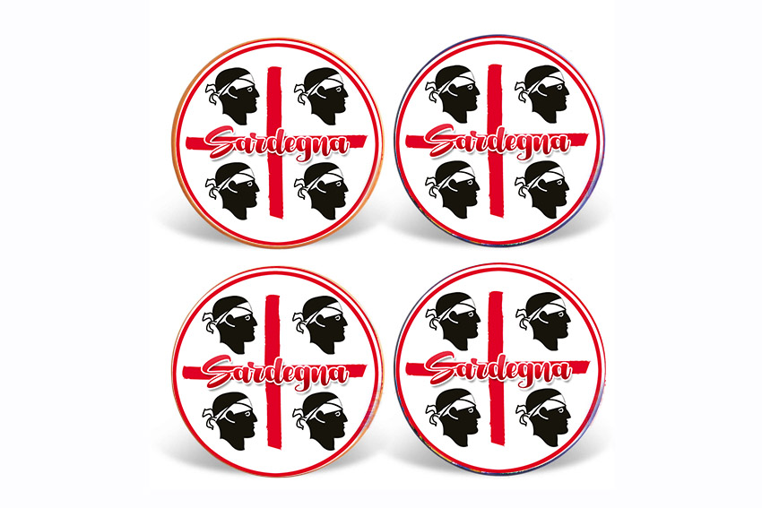 MAGNETE CERAMICA PIATTO DIAM 7 CM 4 MORI 