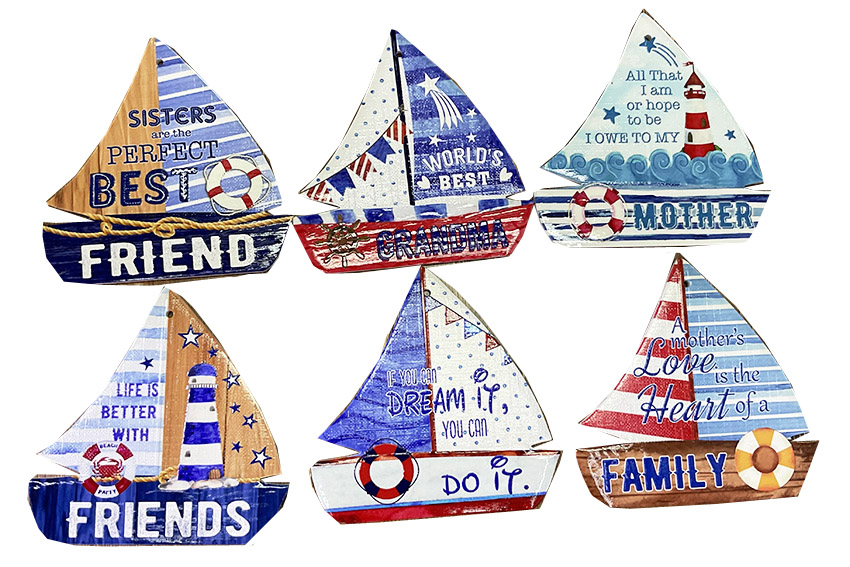 MATTONELLA CERAMICA BARCA A VELA 6 MOD 