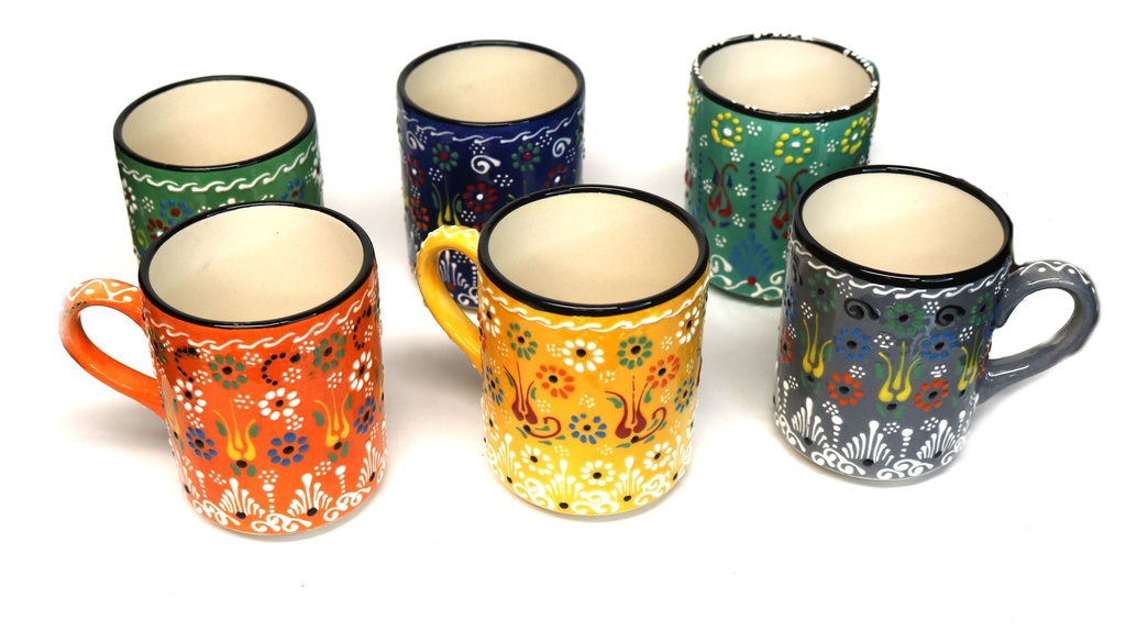 TAZZA CERAMICA 10 CM COL ASS 