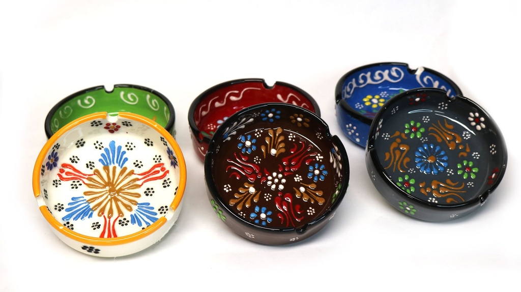 POSACENERE CERAMICA 11 CM COL ASS 