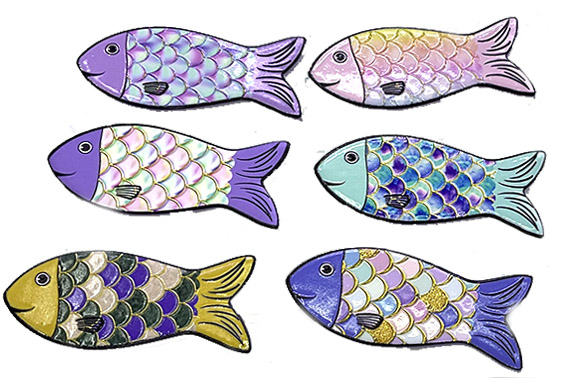 MAGNETE CERAMICA PESCI 6 SOGG ASS 