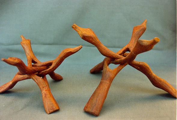 PIEDISTALLO LEGNO 4" CM 10 