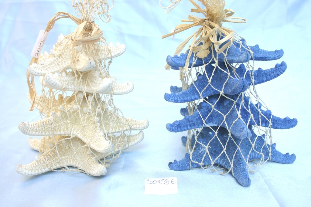 RETE c/STELLE MARINE 4"-6" BLU H 25 cm 