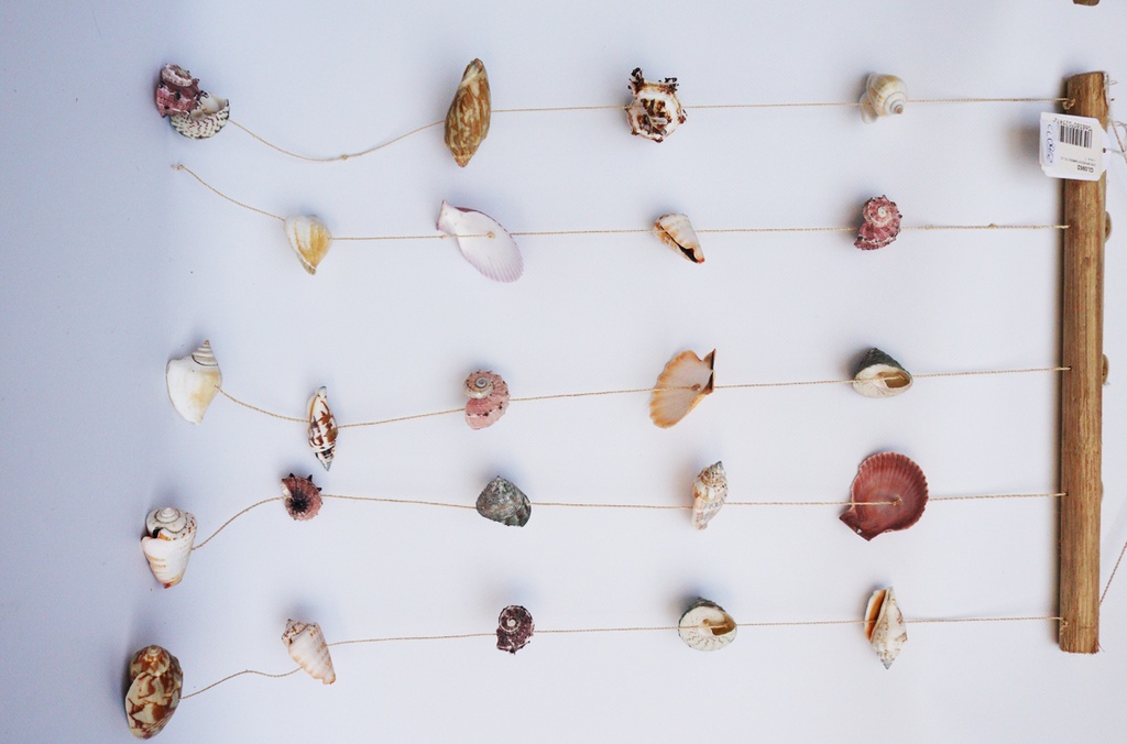 SCACCIAPENSIERI BAMBOO PIC.c/CONCHIGLIE ASS 38*55 