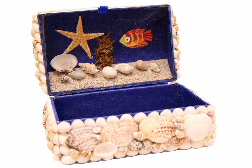 BAULETTO CONCH C/ACQUARIO MED CM 11.5*7.5 
