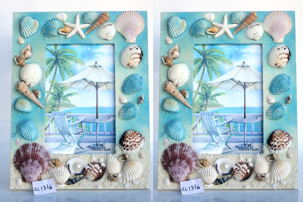 PORTAFOTO CONCHIGLIA CM 16*22 CM 