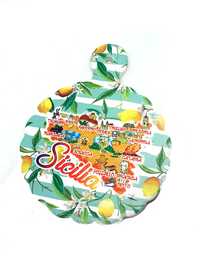 SOTTOPENTOLA CERAMICA 20.5*15.5 CM DA PERS C/SUGHE 