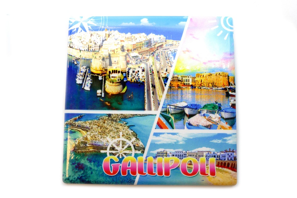 SOTTOBICCHIERE CER QUADRATA CM 10 DA PERS 