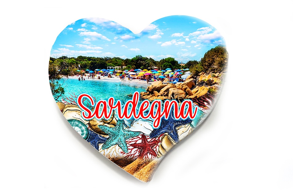 MAGNETE CERAMICA CUORE DA PERS. 7*6.5 CM 