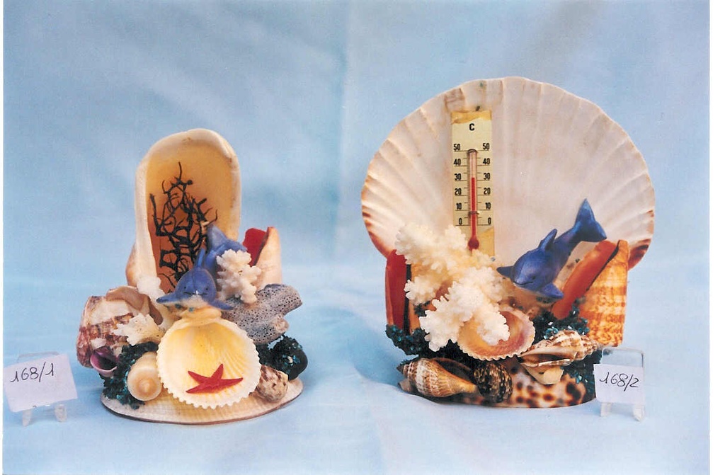 ACQUARIO DELFINO CON TERMOMETRO CM 13 