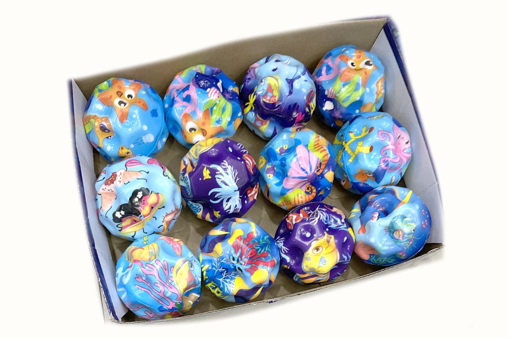 PALLINE GOMMA DIAM 7CM CONF 12 PZ 