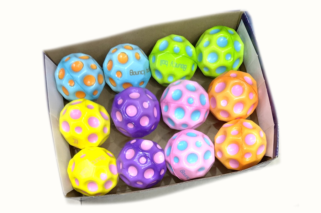 PALLINE GOMMA DIAM 7 CM CONF 12 PZ 