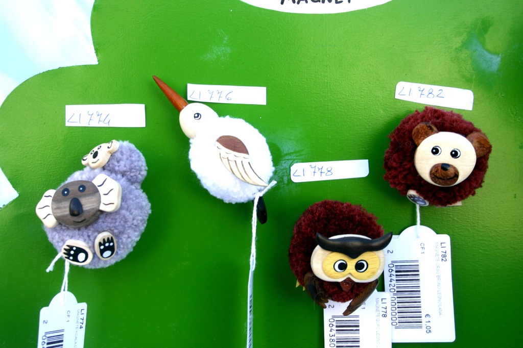 MAGNETE GUFO LEGNO/LANA 