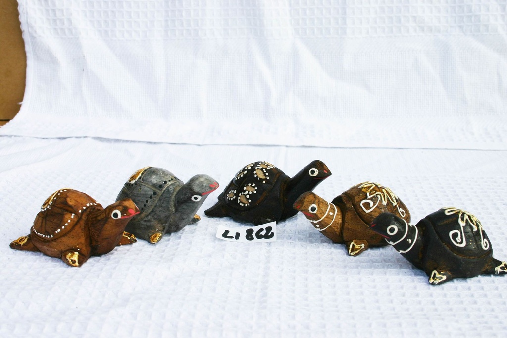 TARTARUGHE LEGNO CM 9 COL ASS. 