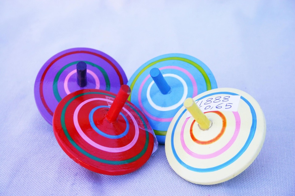 TROTTOLA LEGNO 6 COL ASS 