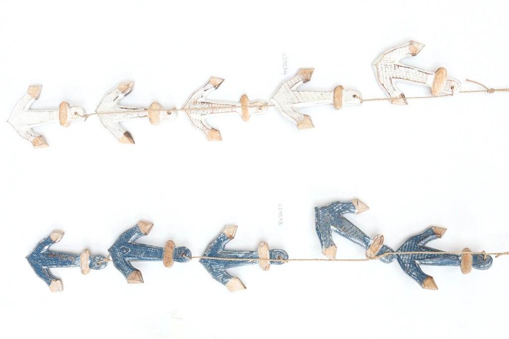 CORDA C/5 ANCORA LEGNO BIANCO-NATURALE 