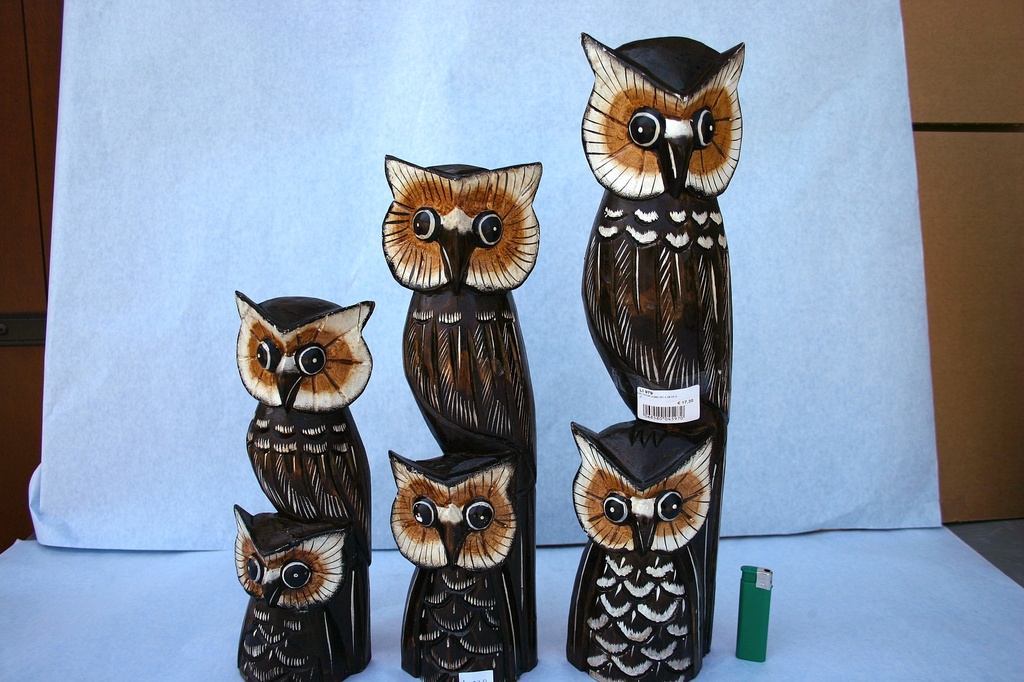 GUFI TOTEM LEGNO SET 3 CM 50-0-30 2 COL ASS. 