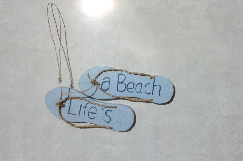 CORDA D'APP C/2 CIABATTINE (CM 7*15)+SCRITTE 6 MOD 