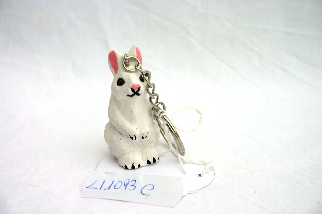 PORTACHIAVE LEGNO CONIGLIO 