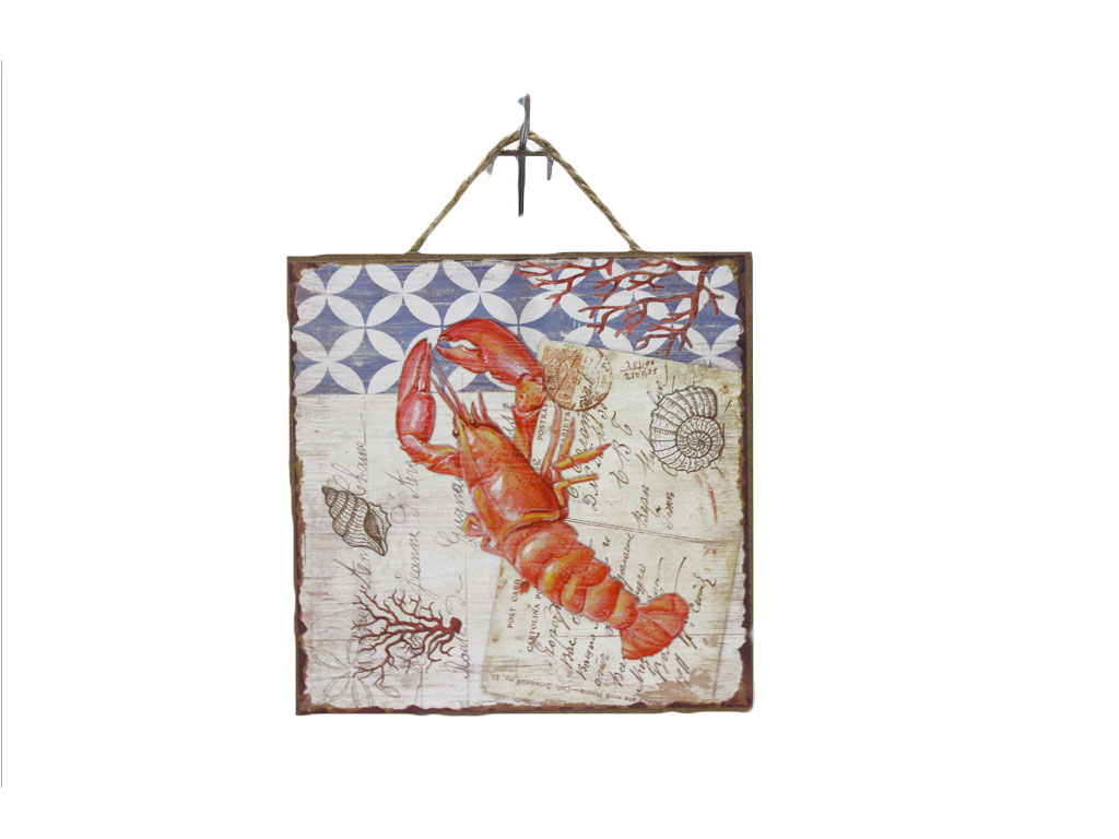 TAVOLETTE LEGNO D'APP. 20*20 CM DEC/ARAGOSTA 