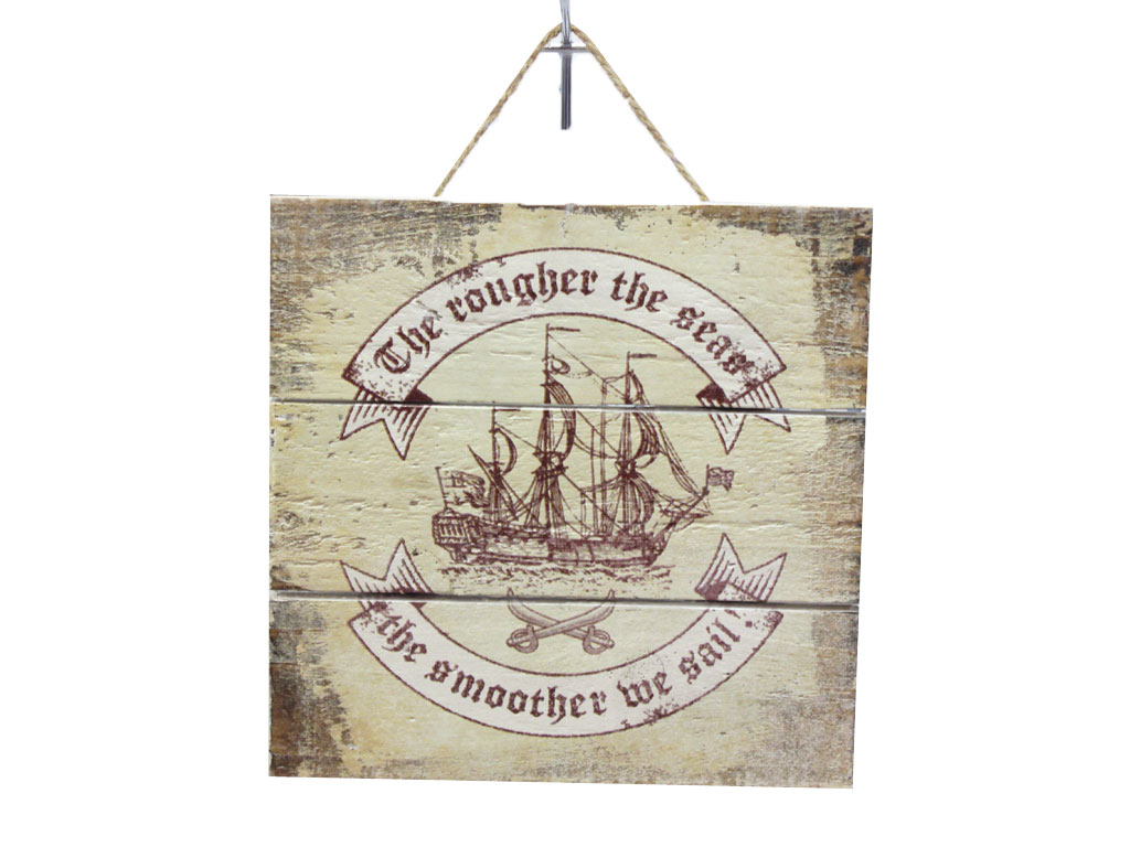 TAVOLETTE LEGNO C/ BARCA 20*20*2.5 CM