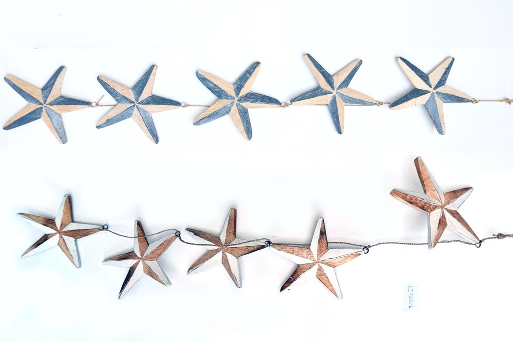 CORDA C/5 STELLE LEGNO BLU 