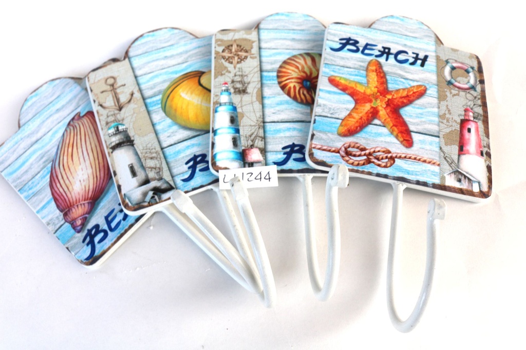 APPENDINI LEGNO 4 DECORI MARINI RETT 