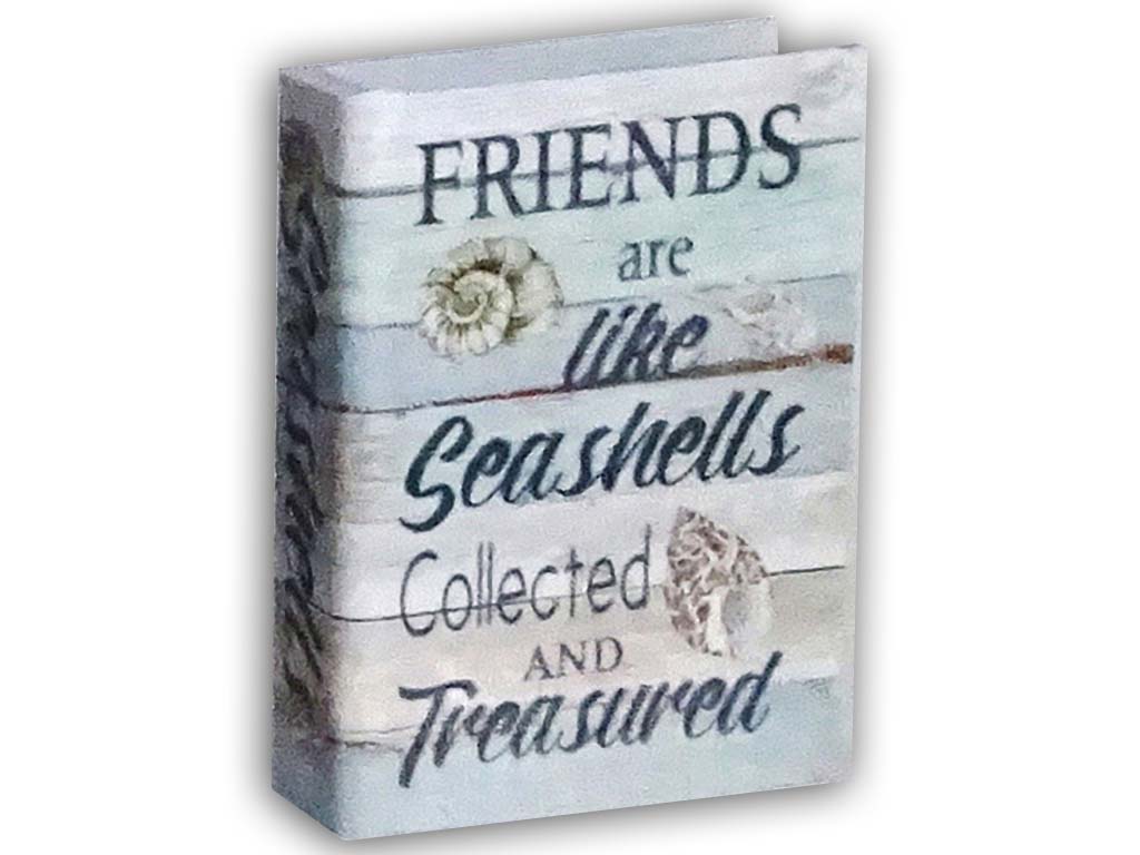 SCATOLA LIBRO LEGNO 16.2*11.2*3.8 CM 