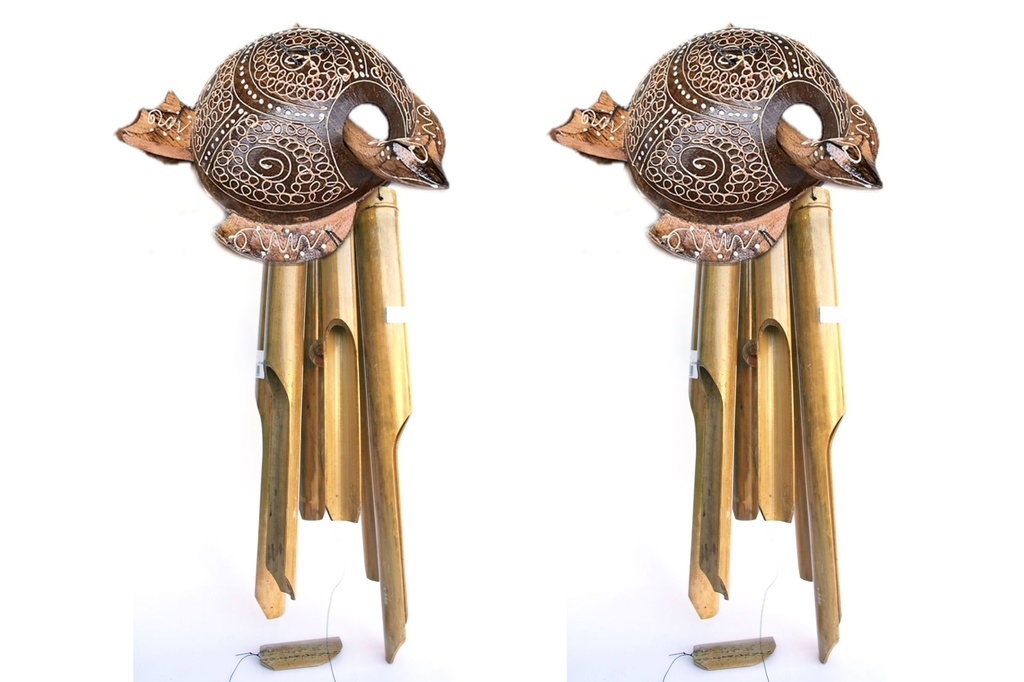 SCACCIAPENSIERI BAMBOO CM 30 TARTARUGA DECORO 