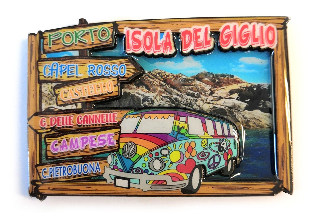 MAGNETE MDF ISOLA DEL GIGLIO SEGNALI+BU 