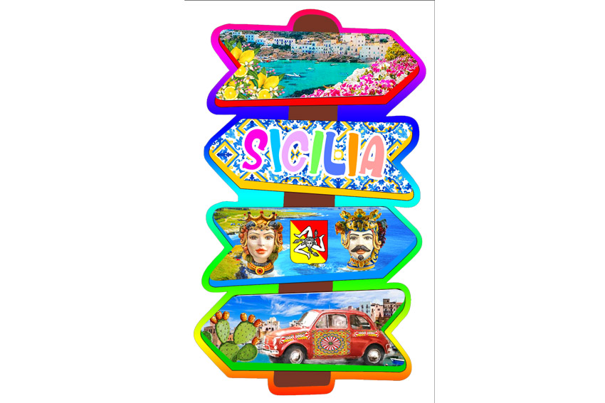 MAGNETE EVA CARTELLI SICILIA 