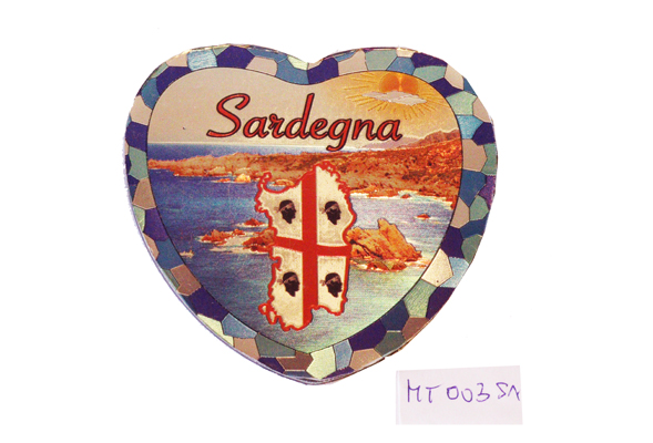 MAGNETE METALLO CUORE SARDEGNA 