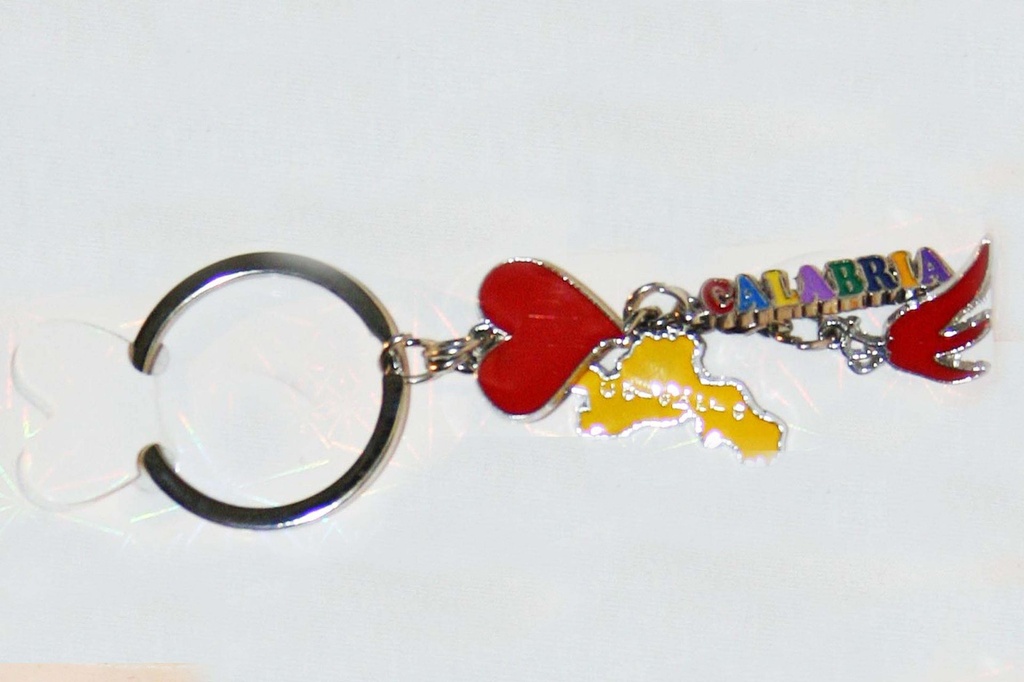 PORTACHIAVI METALLO CHARMES CALABRIA 