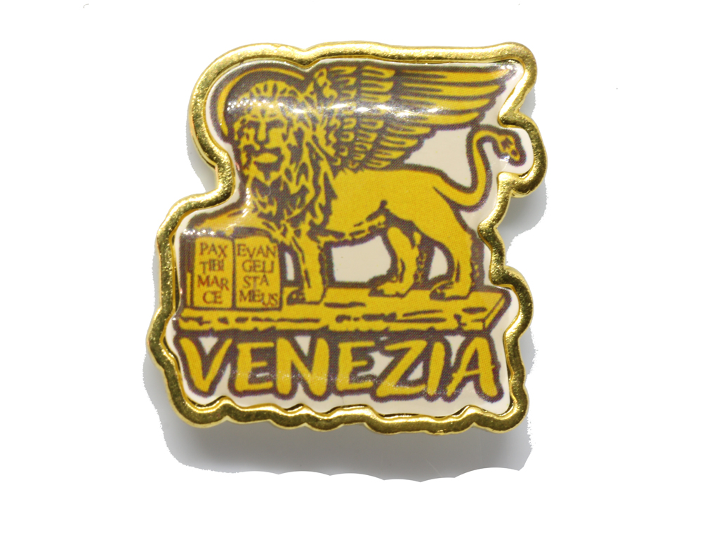 SPILLA METALLO LEONE VENEZIA 2.2*2.5 CM 
