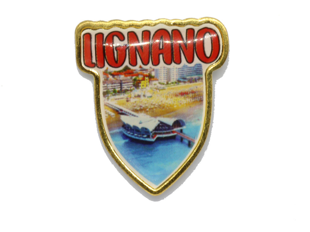 SPILLA METALLO SCUDO LIGNANO 2*2.5 CM 