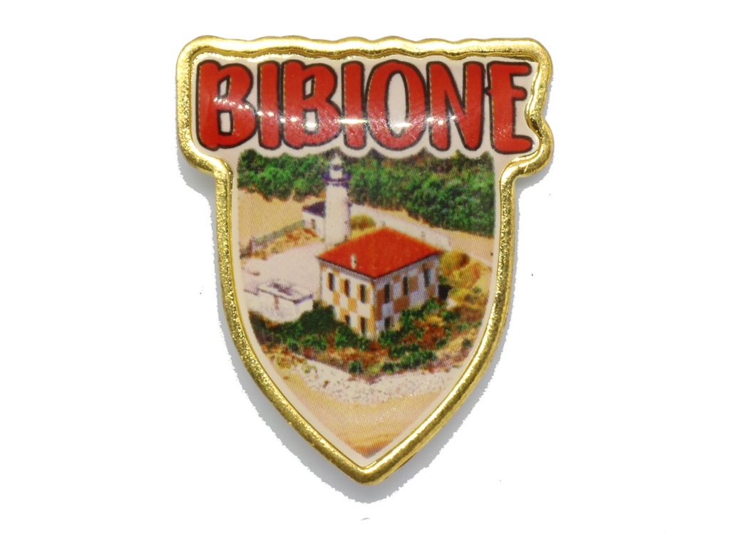 SPILLA METALLO SCUDO BIBIONE 2*2.5 CM 