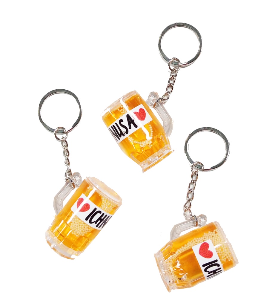 PORTACHIAVE BOCCALE BIRRA PLAS DA PERS 2 MOD ASS 