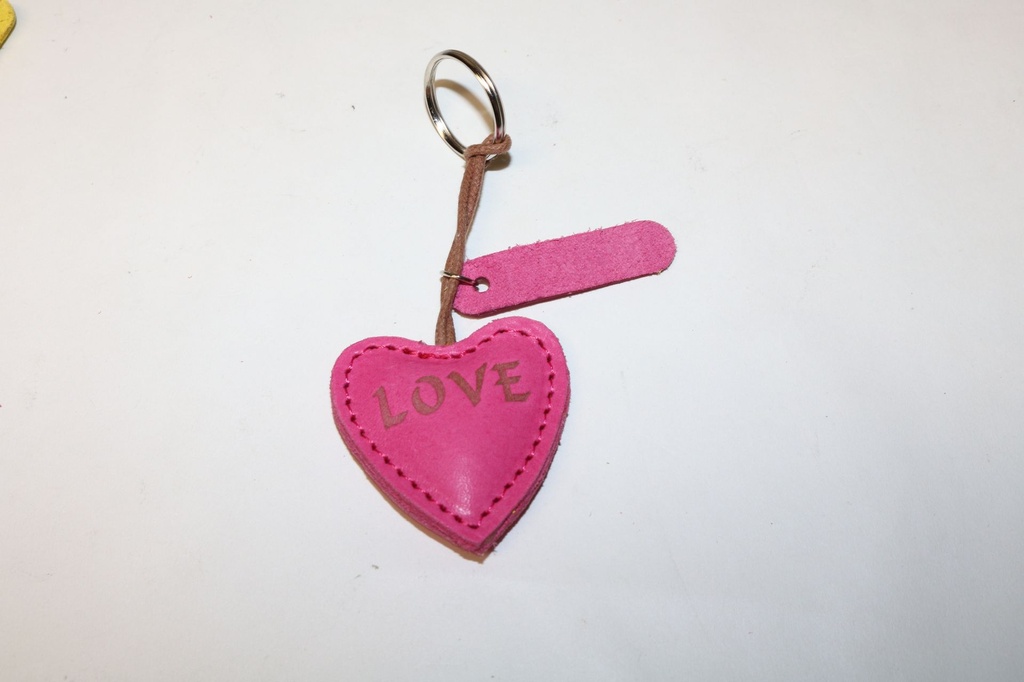 PORTACHIAVI CUORE  COLORI ASS. 