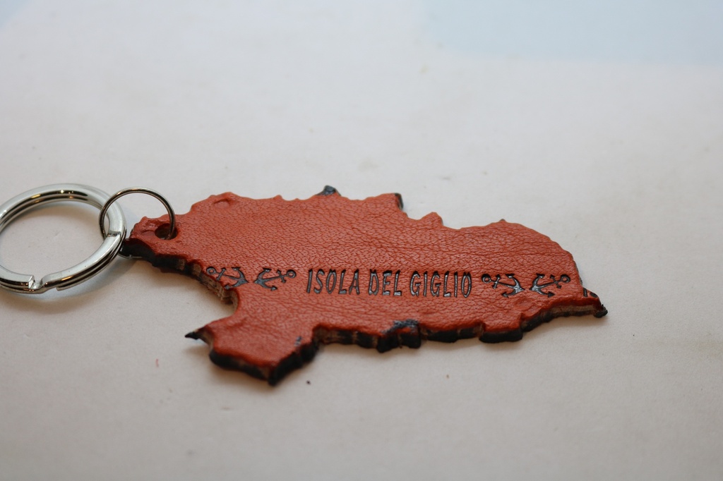 PORTACHIAVI FORMA ISOLA DEL GIGLIO 