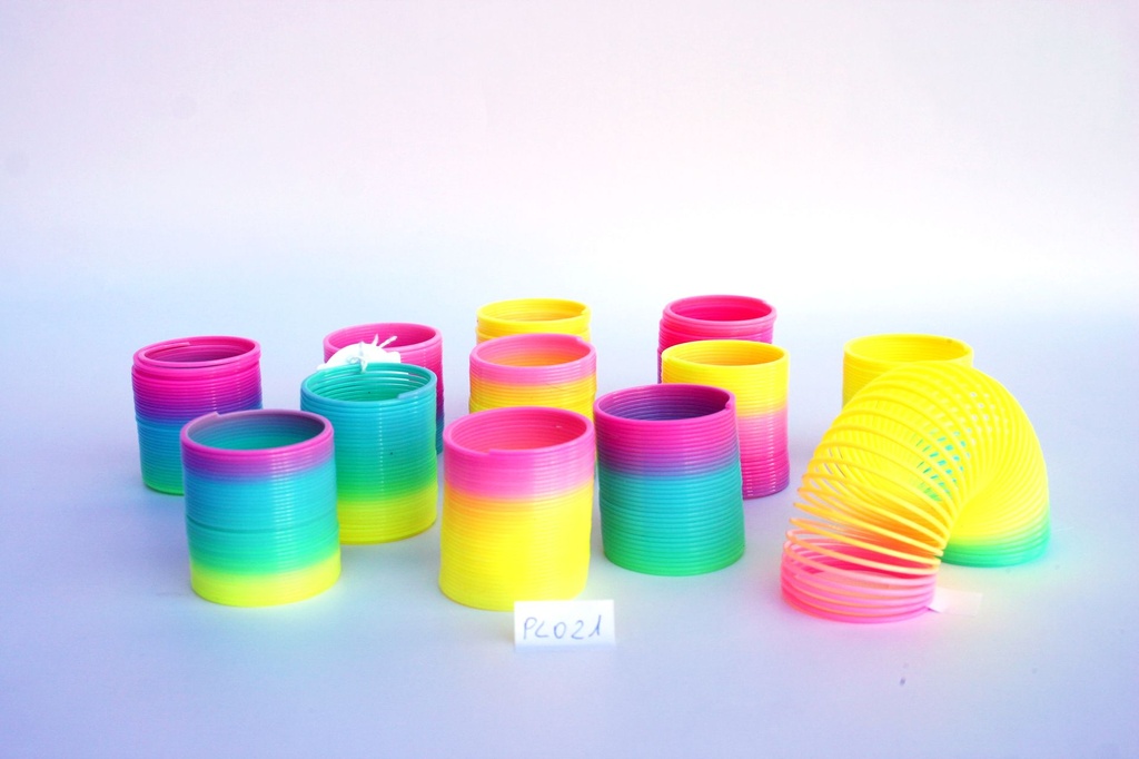 MOLLA PLASTICA COLORATA 