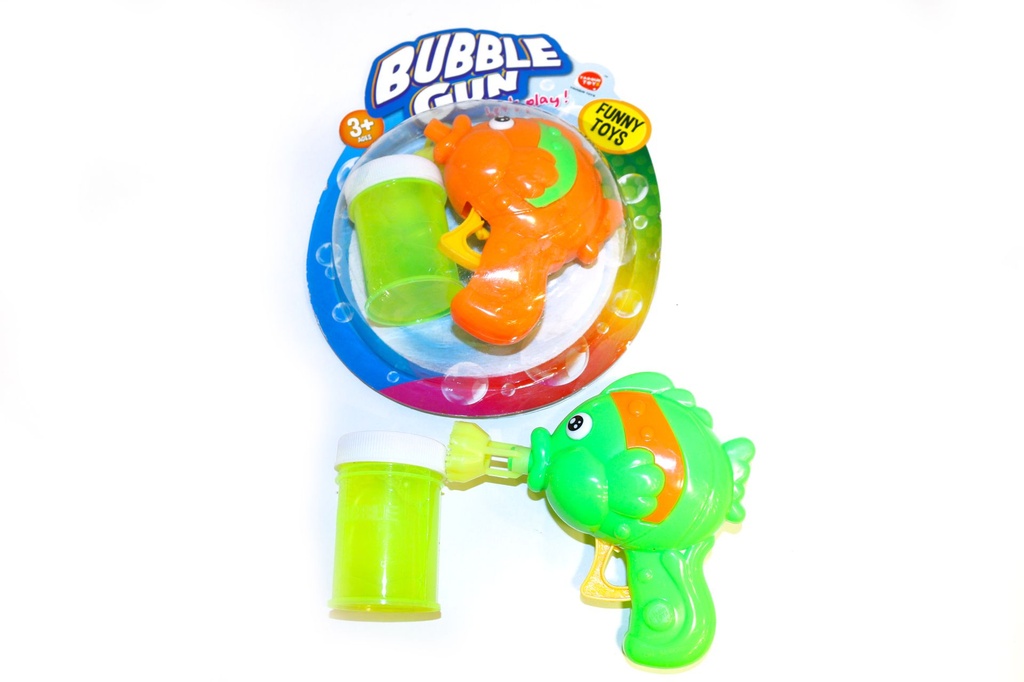 PISTOLA PLASTICA SPARABOLLE SAPONE 