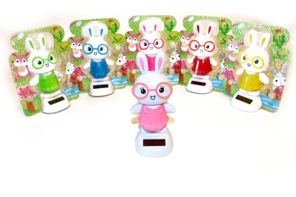 CONIGLIO PLASTICA C/MOV SOLARE 