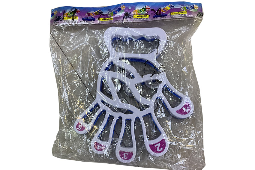 MANO TAMBURELLO PLASTICA 