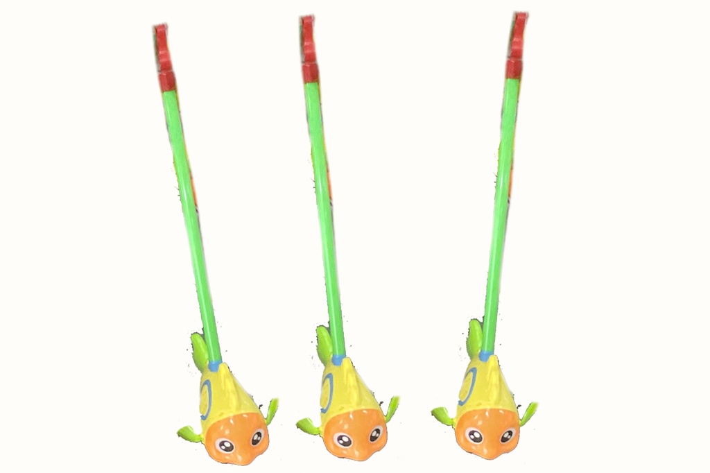 BASTONE C/PESCE PLASTICA 