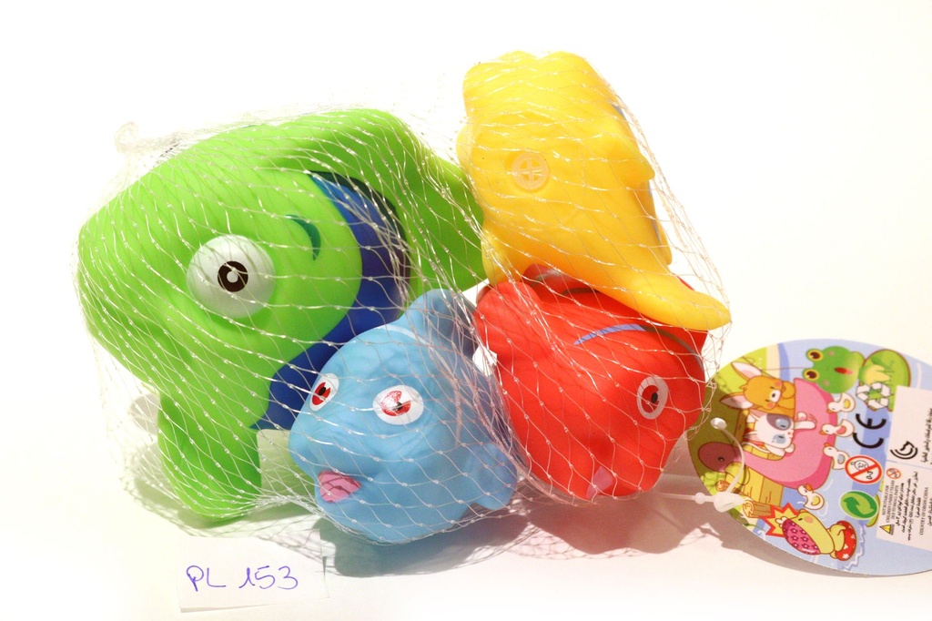 SACCHETTI NYLON C/ANIMALI PLASTICA ASS.TI 