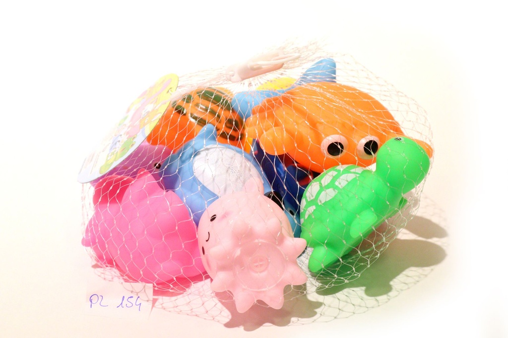 SACCHETTI NYLON C/ANIMALI PLASTICA ASS.TI 