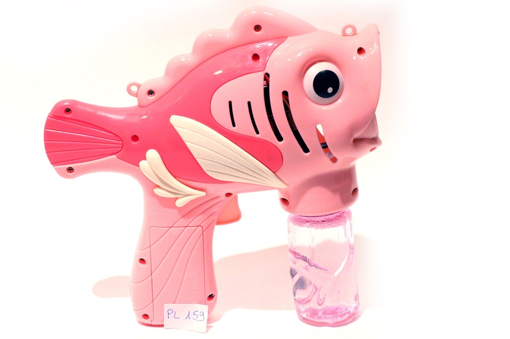 PISTOLE PLASTICA SAPRABOLLE PESCE 2 COL.ASS.TI 