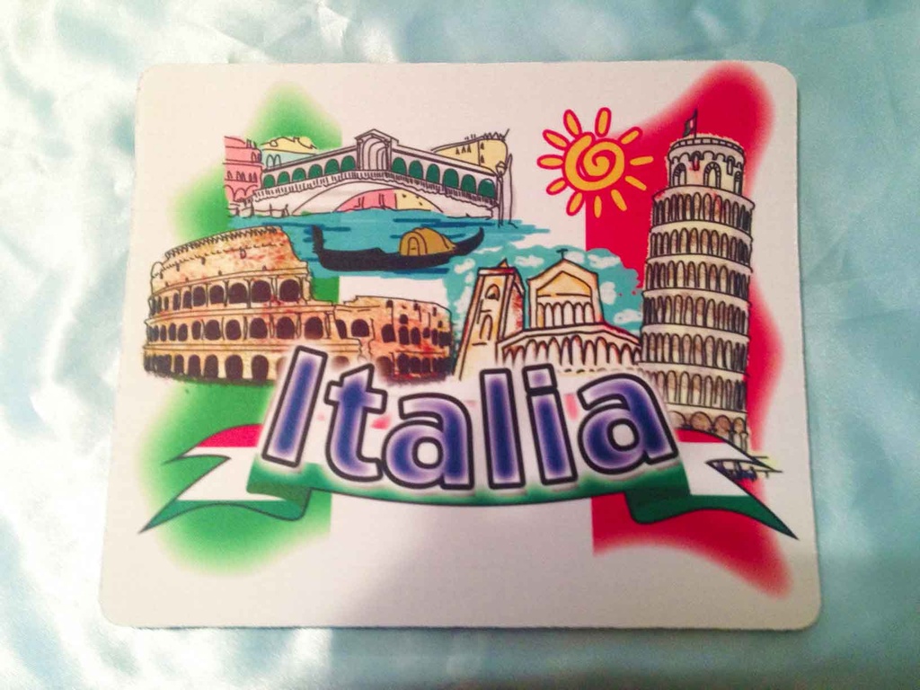 TAPPETTINO MOUSE PERSONALIZZATO CM 22x18x0,3 