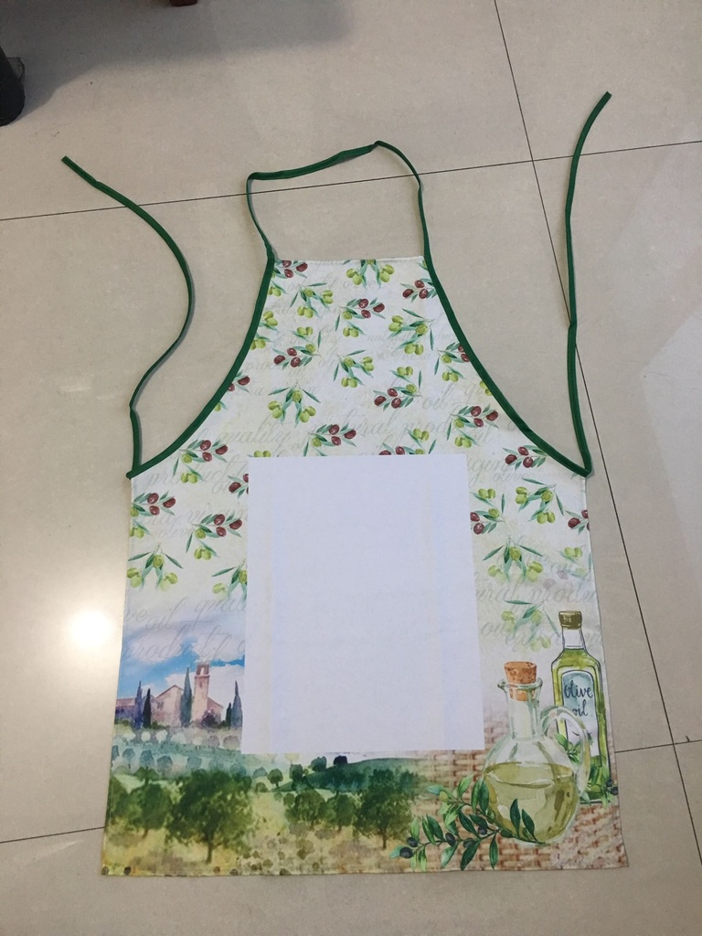 GREMBIULE C/CORNICE DA PERS. OLIVE 